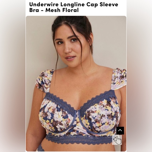 NWT Torrid Cap sleeve Underwire Bra - Picture 1 of 3